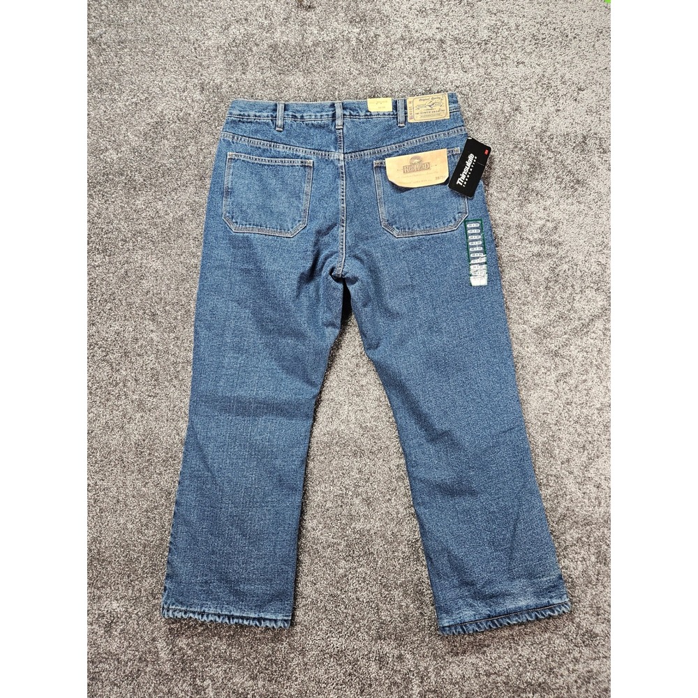 RedHead Thinsulate Lined Relaxed Fit Jeans Men's Tag 38x30 Fits 36x29 Stonewash